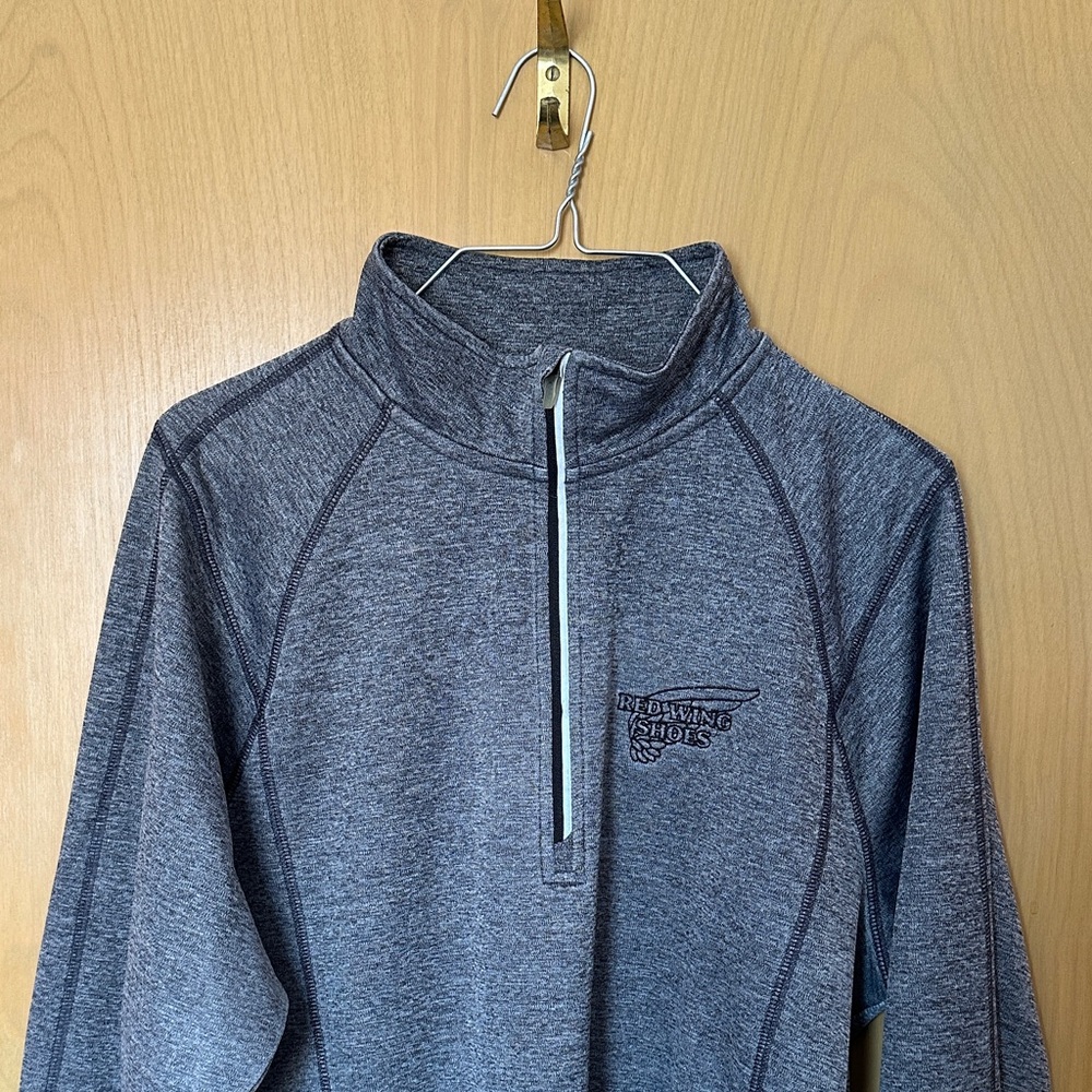 Red Wing Shoes Charcoal Quarter-Zip Pullover